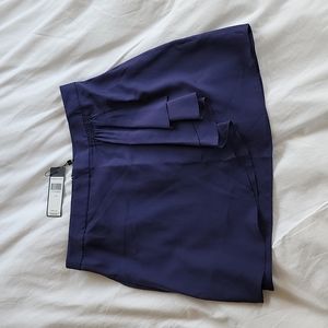 Bcbg silk skirt size 8 dark blue
